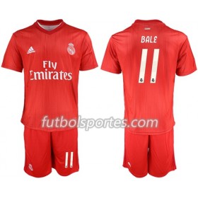 Camisetas Real Madrid Bale 11 Niño Tercera Equipacion 2018/2019